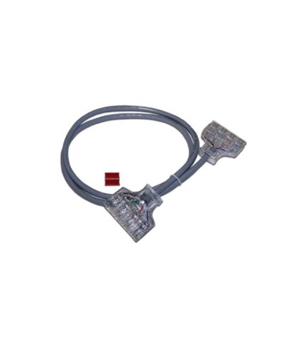 Патч-корд 110 тип - 110 тип, 1 пара, категория 6, 1.5 м, серый LANMASTER LAN-P4-P4-1.5/6 в Стерлитамаке Патч-корды и пигтейлы Pintop.ru