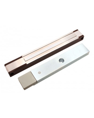 Электромагнитный замок с датчиком состояния двери ALeko ALM-200P (12В коричневый) в Стерлитамаке Электромагнитные замки Pintop.ru