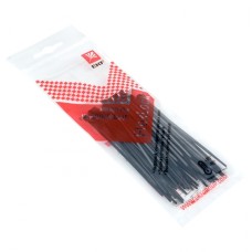 Хомут P6.6 стандартный (ч), 2.5x100 (50шт) FlexLock PROxima EKF (plc-fl-ctsb-2.5x100-r)