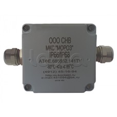 Коробка соединительная Магнито-контакт МКС 2В «МОРОЗ» IP66/IP68 цвет серый