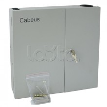 Бокс оптический настенный 19" на 8 SC/2xLC порта Cabeus FO-WL-8SC-K