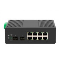 Промышленный управляемый L3/L2+ PoE коммутатор для работы в сложных условиях 8x1000 Мбит/с PoE портов Tantos TSn-8FP10S2MI