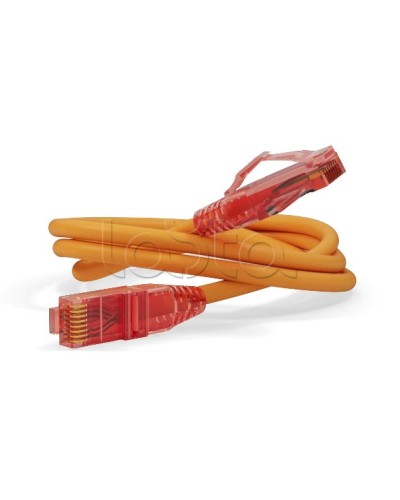 Патч-корд U/UTP Hyperline PC-LPM-UTP-RJ45-RJ45-C5e-0.5M-LSZH-OR в Стерлитамаке Патчкорды (медные) Pintop.ru