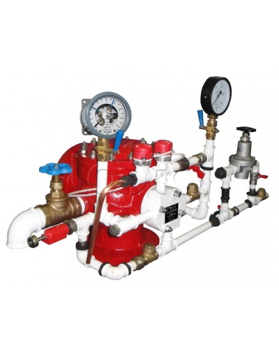 Узел управления спринклерный воздушный в комплекте с акселератором Спецавтоматика УУ-С100/1,6В3-ВФ.О4-01 в Стерлитамаке Устройства пуска водяного пожаротушения Pintop.ru