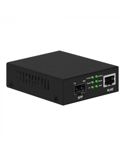 Медиаконвертер Gigabit Ethernet, SFP 1000Мбит/c, RJ45 10/100/1000Мбит/c, поддержка LFP NST NS-MC-1G1GX в Стерлитамаке Медиаконвертеры Pintop.ru