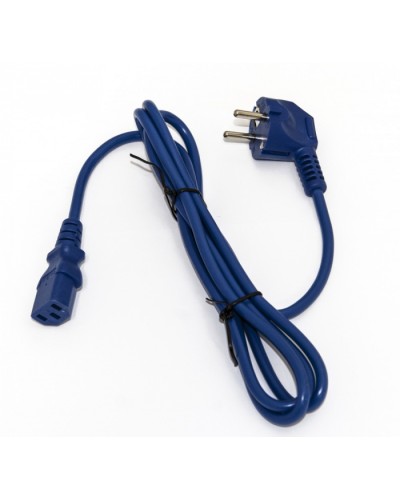 Кабель питания компьютера Hyperline PWC-IEC13-SHM-5.0-BL в Стерлитамаке Патч-корды и пигтейлы Pintop.ru