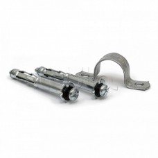 Комплекты для крепления ОКЛ с использованием дюбеля Молли М4х32 и скобы СМД 21-22 (100 шт) Промрукав