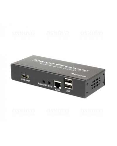 Дополнительный приёмник для комплекта передачи HDMI по сети Ethernet OSNOVO RLN-HiKMDA2 в Стерлитамаке Видеоусилители, Модуляторы, Делители Pintop.ru