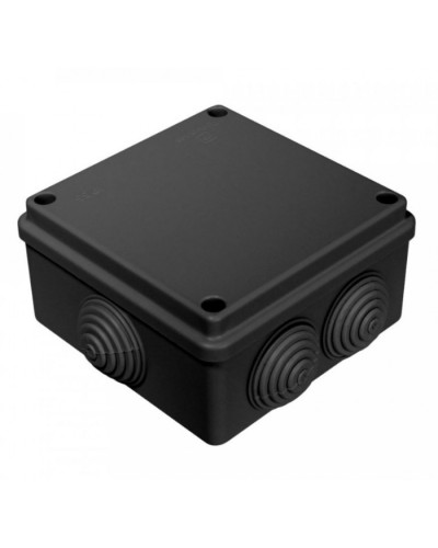 Коробка распределительная для о/п безгалогенная (HF) черная 100х100х50 (60шт/кор) Промрукав (40-0300-9005) в Стерлитамаке Распределительные коробки Pintop.ru