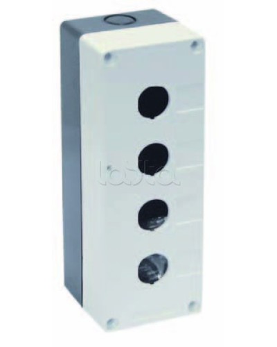 Корпус КП104 для кнопок 4 места белый IEK BKP10-4-K01 в Стерлитамаке Аксессуары для кабель-канала Pintop.ru