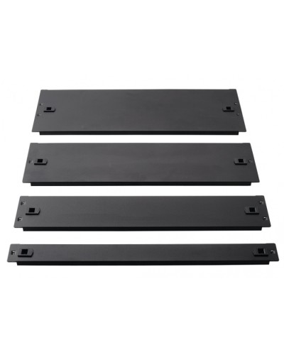 Фальш-панель металлическая 19 4U, быстросъемная, черная LANMASTER LAN-DC-TLMFP-4U в Стерлитамаке Аксессуары для стоек и шкафов Pintop.ru