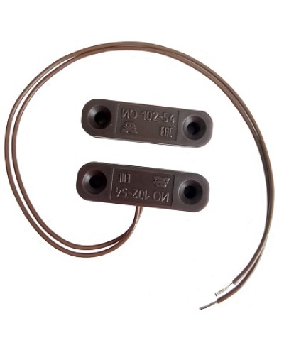 Извещатель охранный точечный магнитоконтактный Магнито-контакт ИО 102-54 (корпус ABS пластик) (Коричневый) в Стерлитамаке Извещатели охранные Pintop.ru