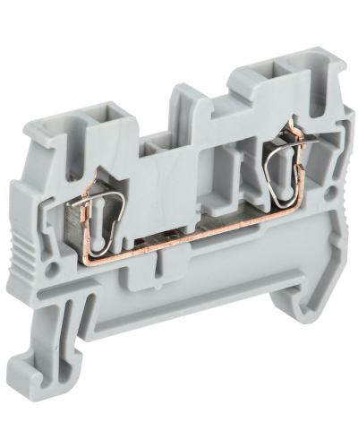 Клемма пружинная КПИ 2в-2,5 31А серая IEK (YZN11-002-K03) в Стерлитамаке Клеммные колодки Pintop.ru