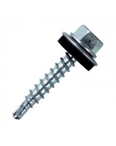 Саморез кровельный с шайбой 4,8х28 оц.(1000 шт/уп) ПожТехКабель PTK-Accessories 860-010 в Стерлитамаке Крепеж: Дюбели, шурупы, саморезы Pintop.ru