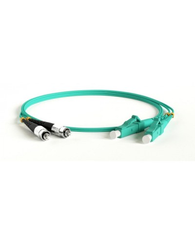 Патч-корд волоконно-оптический Hyperline FC-D2-503-SC/PR-ST/PR-H-30M-LSZH-AQ в Стерлитамаке Патч-корды оптические Pintop.ru