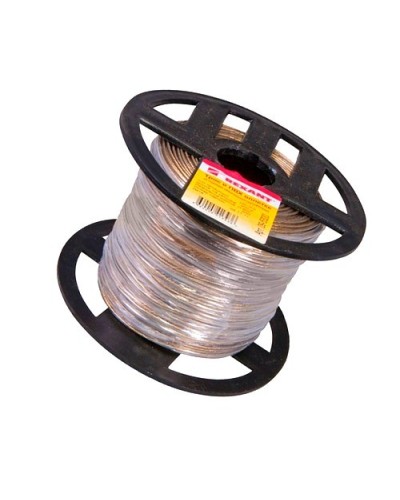 Трос стальной в ПВХ изоляции d2.5 мм (200 м) REXANT 09-5325 в Стерлитамаке Крепежные изделия Pintop.ru