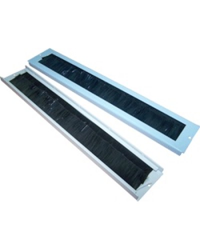 Ввод кабельный щеточный для настенных шкафов (серый) TWT TWT-CBW-BP в Стерлитамаке Аксессуары для стоек и шкафов Pintop.ru