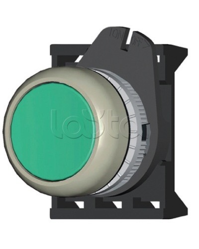 Кнопка плоская прозрачная с фиксацией, зеленая DKC ABDLM2 в Стерлитамаке Аксессуары для стоек и шкафов Pintop.ru