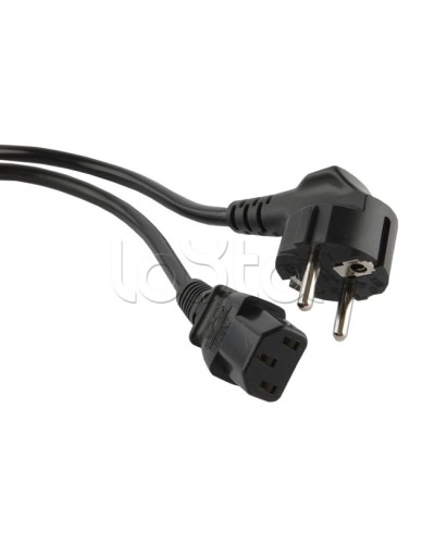 Кабель питания 10 м Hyperline PWC-IEC13-SHM-10-BK в Стерлитамаке Патч-корды и пигтейлы Pintop.ru