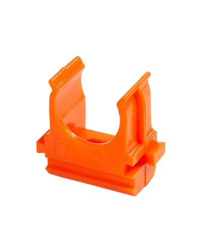 Крепёж-клипса для труб АБС-пластик оранжевая д20 (100шт/1500шт уп/кор) Промрукав (PR13.0064) в Стерлитамаке Держатели, клипсы, скобы Pintop.ru