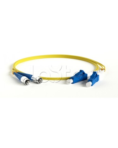 Патч-корд волоконно-оптический Hyperline FC-D2-9-LC/AR-LC/AR-H-0.5M-LSZH-YL в Стерлитамаке Патч-корды оптические Pintop.ru