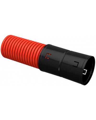 Труба гофрированная двустенная ПНД d=110мм красная (100м) IEK (CTG12-110-K04-100-R) в Стерлитамаке Труба гофрированная Pintop.ru