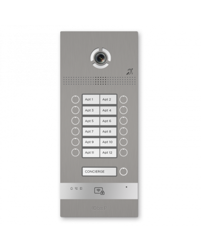 Вызывная панель BAS-IP BI-12FBI SILVER в Стерлитамаке Вызывные видеопанели малоабонентные Pintop.ru
