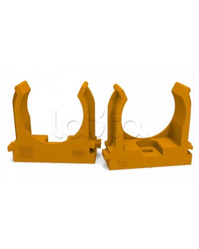 Крепеж-клипса для труб для монтажного пистолета оранжевая д32 (25шт/500шт уп/кор) Промрукав (PR13.0154) в Стерлитамаке Держатели, клипсы, скобы Pintop.ru