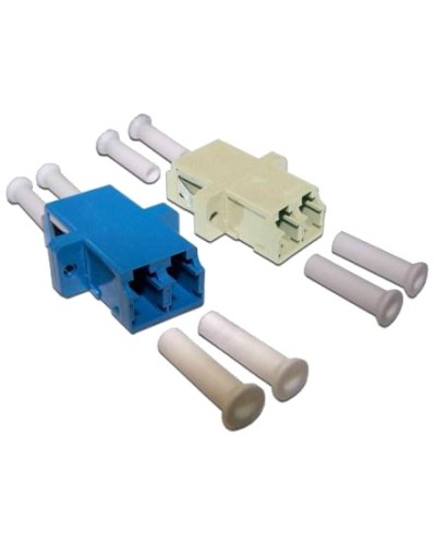 Адаптер оптический LANMASTER LC, SM/APC, корпус SC без фланцев, дуплексный LANMASTER LAN-2LCS/NF-AM-APC в Стерлитамаке Патч-корды и пигтейлы Pintop.ru