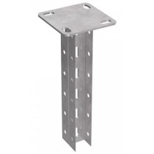 Стойка потолочная для средних нагрузок 35х30х500 пятка 120х120 Промрукав (PR08.2423)