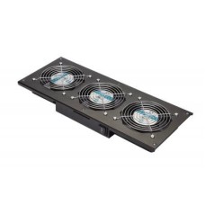 Eurolan Модуль вентиляторный потолочный, 3 вентилятора, термореле, 3 положения, черный (60A-90-11-30BL)