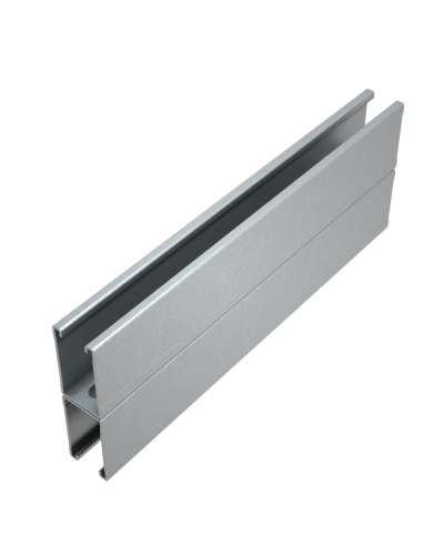 Страт-профиль двойной 41х72 L2500 мм s:1,5 HD85 КМ-профиль (2STP41-72-2500 HD85) в Стерлитамаке Аксессуары для лотков Pintop.ru