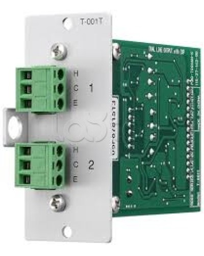 Модуль выходной 2-mic/line с DSP-процессором TOA T-001T в Стерлитамаке Системы оповещения и трансляции TOA Pintop.ru