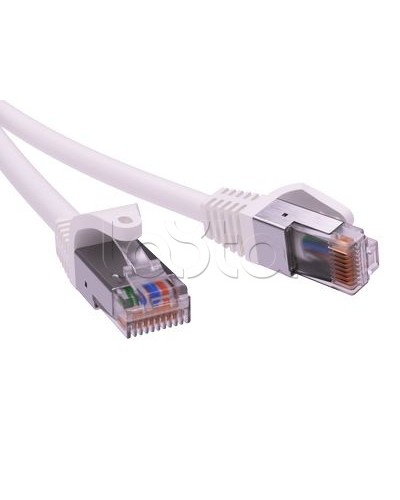Патч-корд экранированный CAT5E F/UTP 4х2, LSZH, белый, 1м DKC RN5EFU4510WH в Стерлитамаке Патчкорды (медные) Pintop.ru
