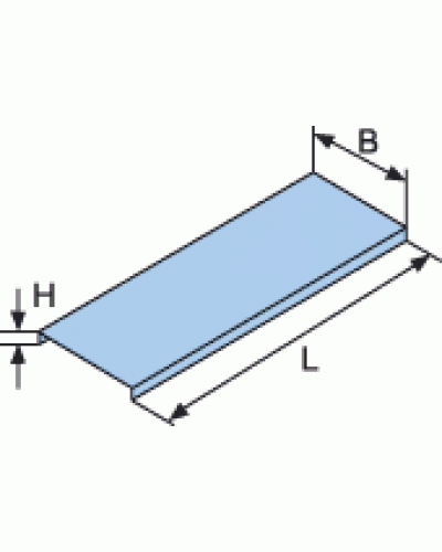 Крышка для лотка с заземлением осн. 80x3000 DKC 35521 в Стерлитамаке Аксессуары для лотков Pintop.ru