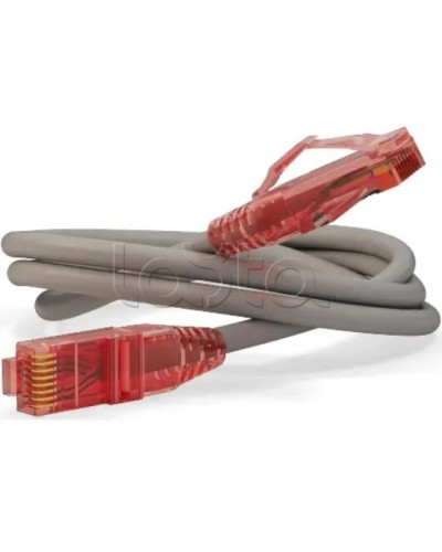 Патч-корд RJ45-RJ45, 4 пары, UTP, кат.5е, LSZH (0,3м) Hyperline PC-LPM-UTP-RJ45-RJ45-C5e-0,3M-LSZH-GY в Стерлитамаке Патчкорды (медные) Pintop.ru