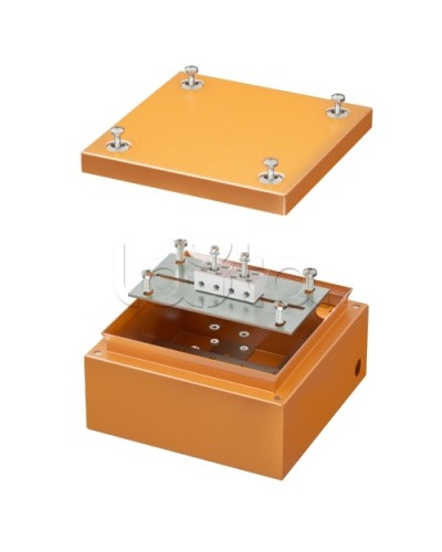 Коробка ответвительная огнестойкая стальная Коробка FS 150х150х80 4P DKC (FSB30404) в Стерлитамаке Распределительные коробки Pintop.ru