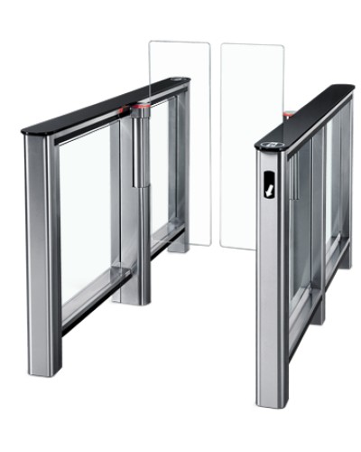 Турникет PERCo-ST-01 с крышками из закал. стекла со створками Створки шириной 475 мм в Стерлитамаке Турникеты Pintop.ru