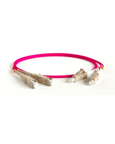 Патч-корд волоконно-оптический Hyperline FC-D2-504-LC/PR-SC/PR-H-30M-LSZH-MG в Стерлитамаке Патч-корды оптические Pintop.ru