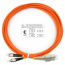 Шнур оптический duplex SC-FC 62,5/125 mm 3м LSZH Cabeus FOP-62-SC-FC-3m