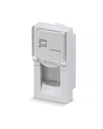 Вставка 45x22,5 (Mosaic) для 1 модуля формата Keystone Jack Cabeus (FP-L-22,5-1M) в Стерлитамаке Модули Keystone Pintop.ru