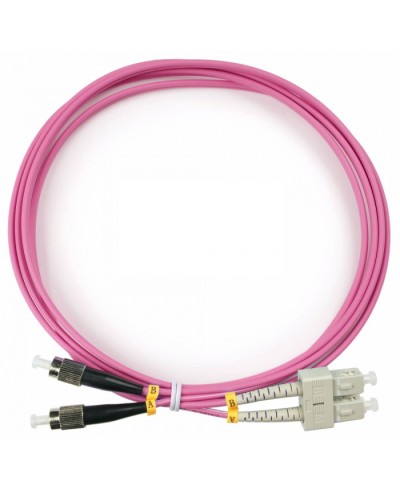 Шнур оптический duplex SC-FC 50/125 mm OM4 2м LSZH Cabeus FOP-50-OM4-SC-FC-2m в Стерлитамаке Патч-корды оптические Pintop.ru