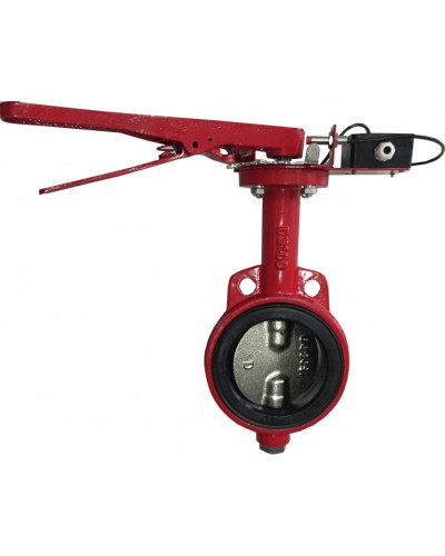 Затвор дисковый с электроприводом Спецавтоматика Зт 150/1,6(Р)-Ф.УЗ.1-АМК-150 с устройством контроля положения в Стерлитамаке Устройства пуска водяного пожаротушения Pintop.ru