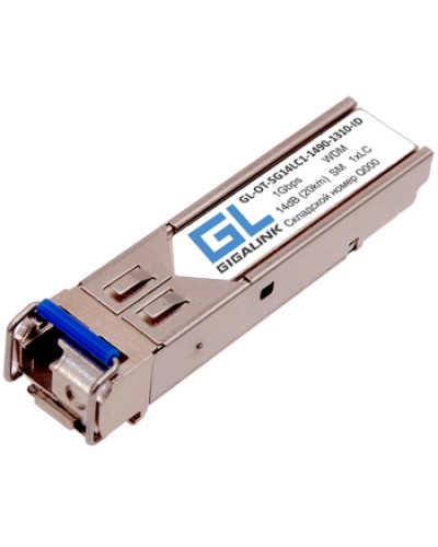 Модуль SFP Gigalink GL-OT-SG14LC2-1310-1310-I в Стерлитамаке Модули SFP/XFP/GBIC Pintop.ru