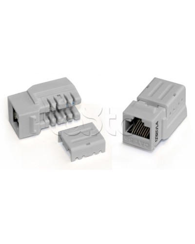 Вставка Keystone Jack RJ-45(8P8C), категория 6A, 110 IDC синяя Hyperline (KJNE-8P8C-C6A-90-BL) в Стерлитамаке Модули Keystone Pintop.ru