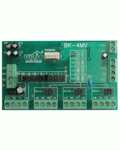 Плата печатнаяв сборе Vizit ЗИП БК-4МVE в Стерлитамаке Аксессуары для многоабонентных систем Pintop.ru