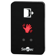 Кнопка ИК-бесконтактная накладная ИД индикатор Smartec ST-EX310L-BK