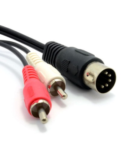 Шнур DIN 5PIN Plug - 2 RCA Plug 1.5 м GOLD (10шт/уп) REXANT 17-2512 в Стерлитамаке Патч-корды и пигтейлы Pintop.ru