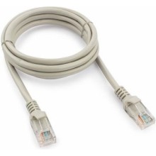 Патч-корд медный U/UTP, категория 5e, 26 AWG (0,48 мм), LSZH, серый, 2 м