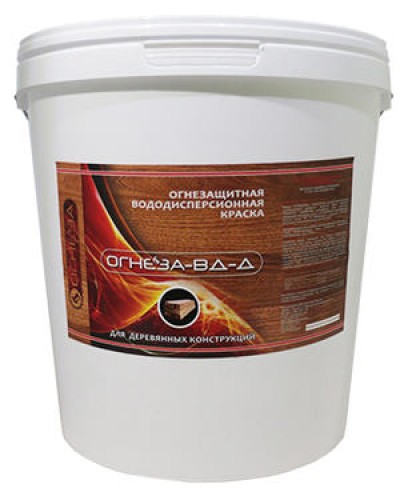 Краска огнезащитная водно-дисперсионнаявспучивающаясядля дерева Огнеза марки«ОГНЕЗА-ВД-Д» , ведро 25 кг., цвет белый в Стерлитамаке Огнезащитные краски Pintop.ru